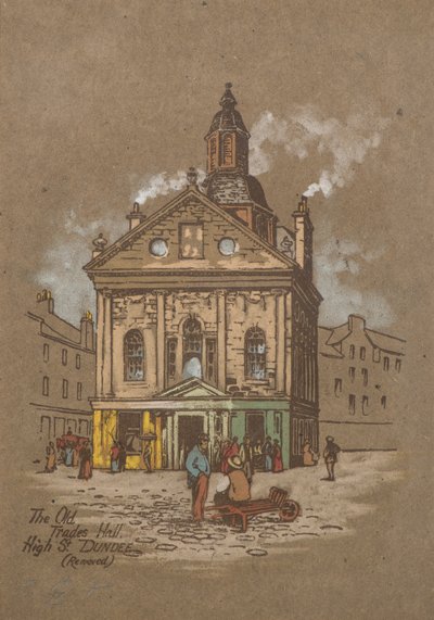 The Old Trades Hall, High Street, Dundee by Charles Gustav Louis Phillips