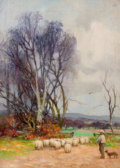 View from Strathmartine Road, Downfield, Dundee by Charles Gustav Louis Phillips