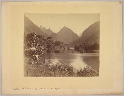 Tahiti. Taubira River (Taiarapu Peninsula) by Charles Gustave Spitz
