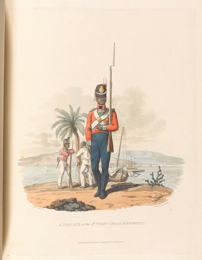 A Private of the 5th West India Regiment by Charles Hamilton (after) Smith