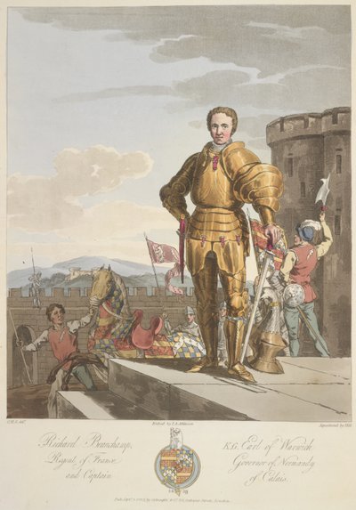 Richard Beauchamp (1381-1439) Earl of Warwick, Anno 1439, illustration from 