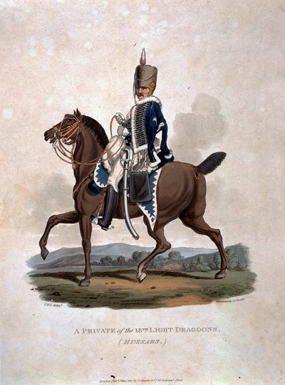 A Private of the 18th Light Dragoons (Hussars) from 