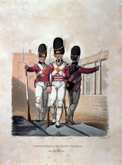Grenadiers of the Foot Guards in Full Dress, from 