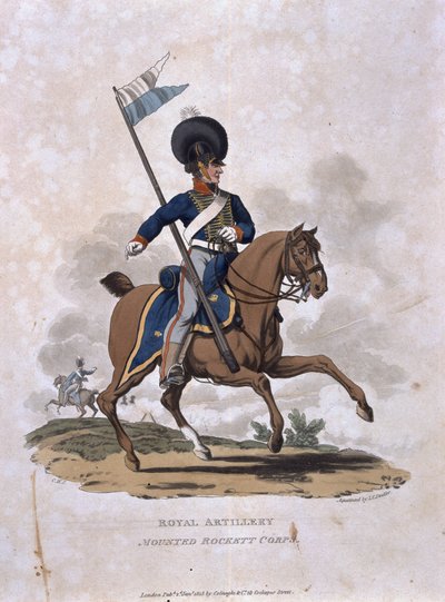 Royal Artillery Mounted Rockett Corps, from 