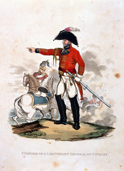 Uniform of a Lieutenant General of Cavalry, from 