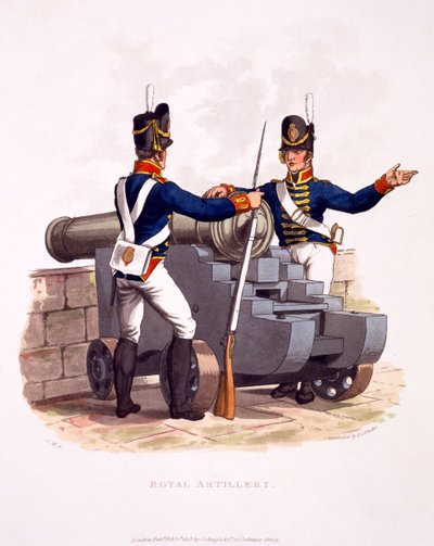 Uniform of the Royal Artillery, from 