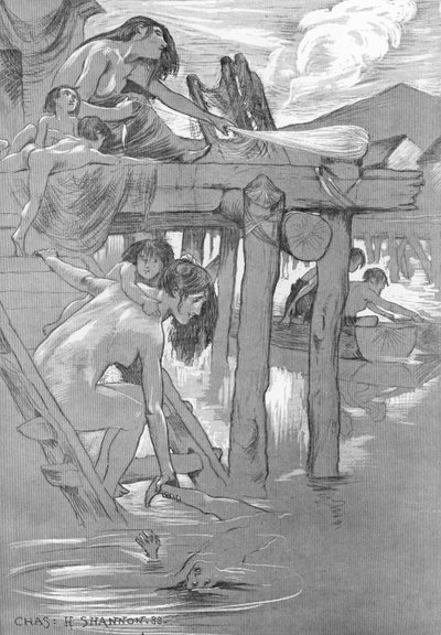 A Primeval Bathing-Place by Charles Haslewood Shannon