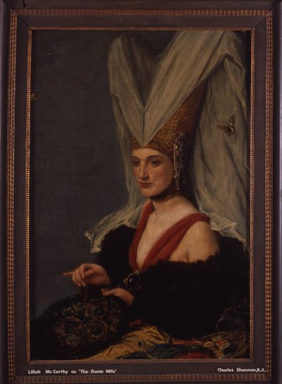Lillah McCarthy as The Dumb Wife, 1922 by Charles Haslewood Shannon