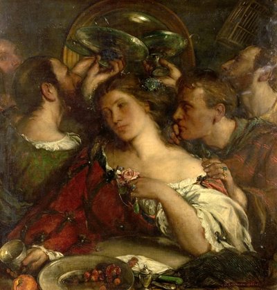 Tibullus in the House of Delia by Charles Haslewood Shannon
