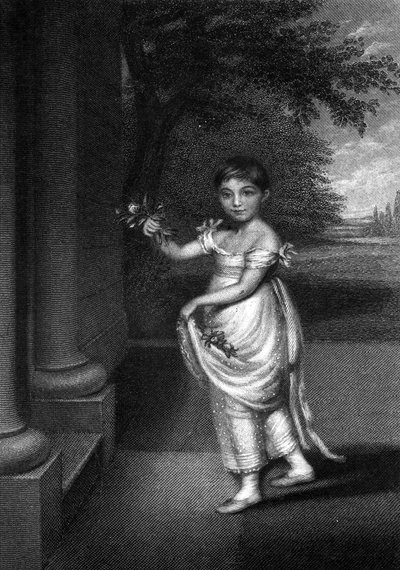 Elizabeth Barrett Moulton-Barrett at the age of nine by Charles Hayter