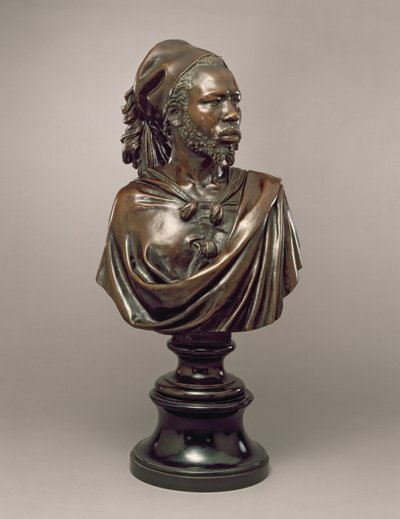 Portrait Bust of Said Abdullah of the Mayac, Kingdom of the Darfur, Sudan, 1848 by Charles Henri Joseph Cordier