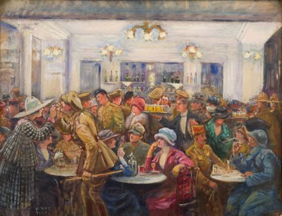 The Watering Place of Olympia During an Intermission by Charles Henry Tenre