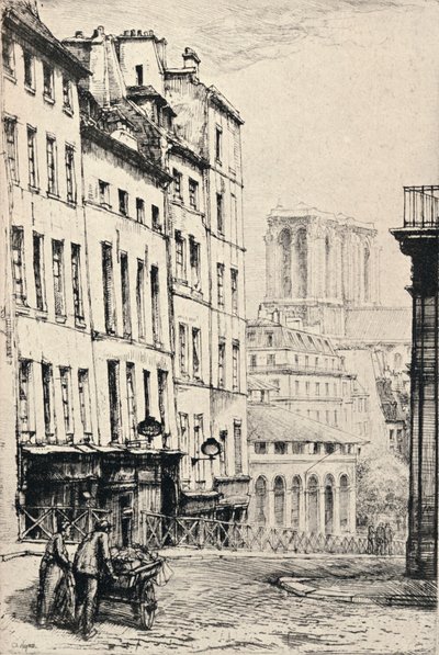 Rue de la Montagne-Ste Genevieve, 1915 by Charles Heyman