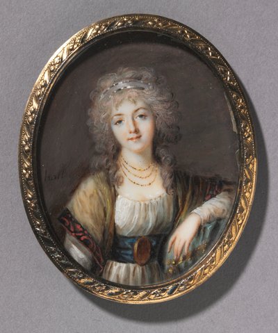 Portrait of a Young Woman, c. 1785 by Charles Hénard