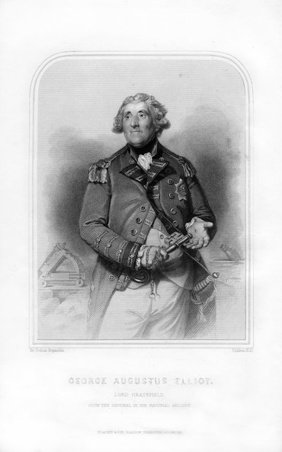 George Augustus Eliott, 1st Baron Heathfield, Scottish soldier and Governor of Gibraltar by Charles Holl