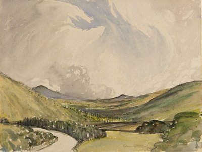 Stormy Morning, Graystoke, Cumbria by Charles John Holmes