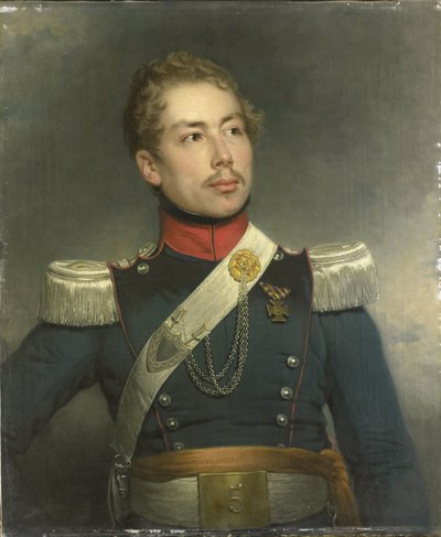 Christian Edouard Fraser (1812-79), Second Lieutenant of the 5th Dragoon Regiment by Charles Howard Hodges