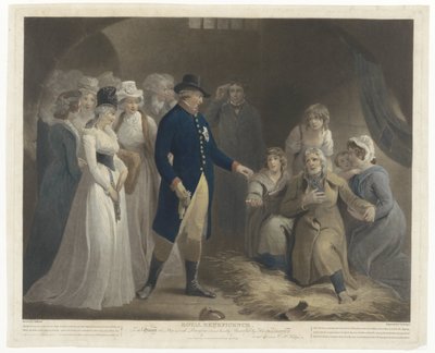 George III Visits the Prison in Dorchester with His Family by Charles Howard Hodges