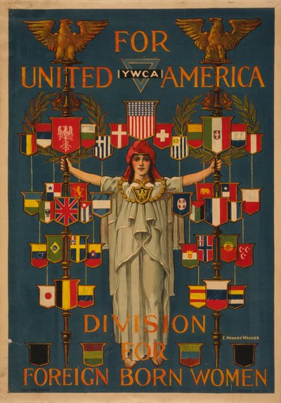 For United America, YWCA Division for Foreign Born Women by Charles Howard Walker