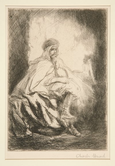 Algerian Spahi in a Cellar by Charles Huard
