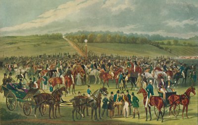 Epsom Races - The Betting Post, 1836 by Charles Hunt