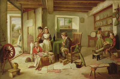 Hospital for Wounded Soldiers Come Home from Egypt by Charles Hunt