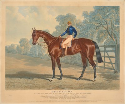 Deception, Winner of the Oaks Stakes at Epsom, 1839, Rode by J. Day by Charles Hunt