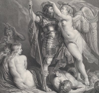 Hero Crowned by Victory, Venus and Cupid by Charles Hutin