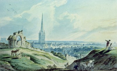 A View of Norwich, from Mouseshold Hill, Near the Ruins of Ketts Castle by Charles, II Catton