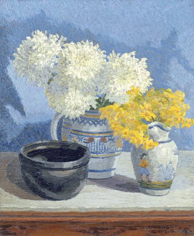 Still Life with Flowers by Charles Isaac Ginner
