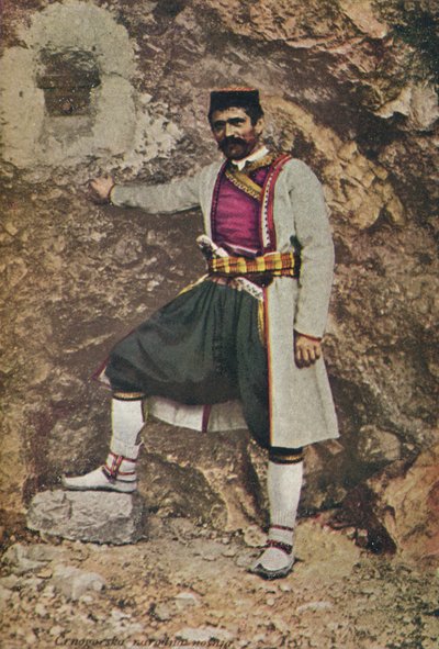 A Montenegrin in Holiday Costume by Charles J. S. Makin
