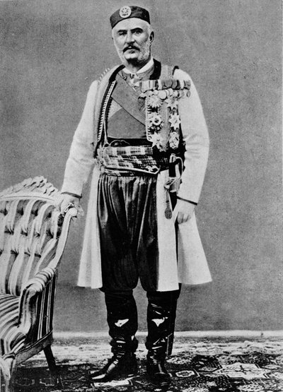Nicholas I, King of Montenegro, c1913 by Charles J. S. Makin