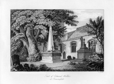 Tomb of Edmund Waller, Beaconsfield, Buckinghamshire, 1840 by Charles J. Smith