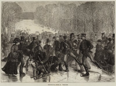 Christmas-Day Sports at Versailles by Charles J. Staniland