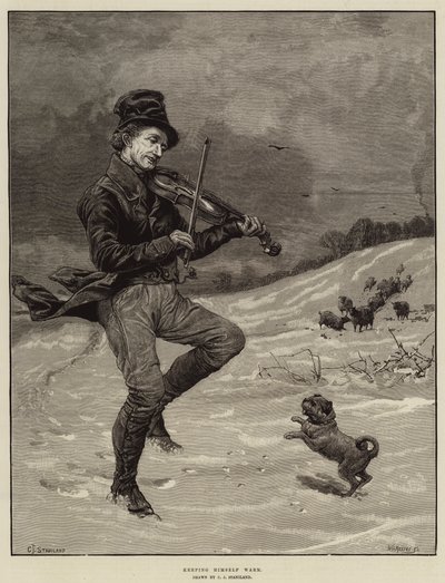 Keeping Himself Warm by Charles J. Staniland