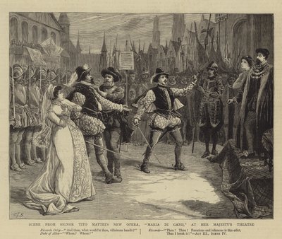 Scene from Signor Tito Mattei
