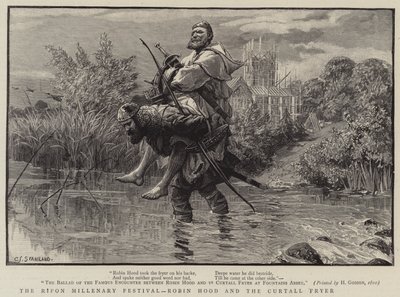 The Ripon Millenary Festival, Robin Hood and the Curtall Fryer by Charles J. Staniland