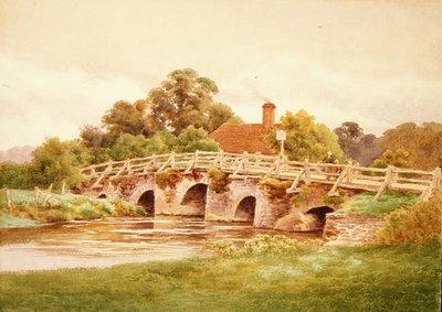 Frensham Bridge by Charles James Adams