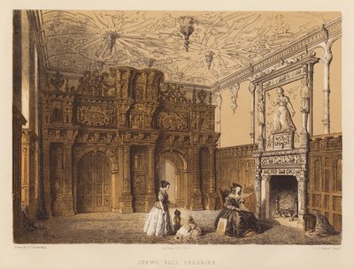 Crewe Hall, Cheshire by Charles James Richardson