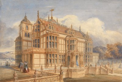 Design for an Elizabethan Style House by Charles James Richardson