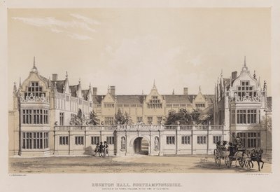 Rushton Hall, Northamptonshire, erected by Sir Thomas Tresham, in the time of Elizabeth by Charles James Richardson