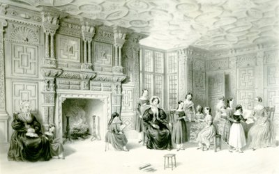 The Schoolroom at Campden House by Charles James Richardson