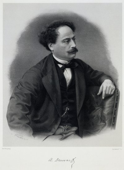 Alexandre Dumas, fils 1824-1895 by Charles Jeremie Fuhr