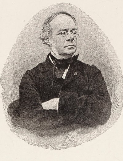 Portrait of the composer Jacques Fromental Halévy by Charles Jeremie Fuhr