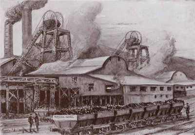 A Welsh Coal Mine by Charles John de (after) Lacy