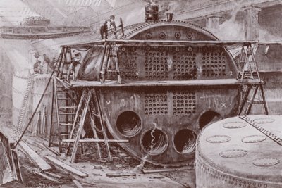 Making the boilers by Charles John de (after) Lacy