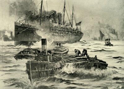 The Outbreak of the War - Transport Leaving England for the Cape by Charles John de Lacy