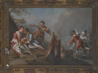 Pleasures Of Winter by Charles Joseph Dominique Eisen