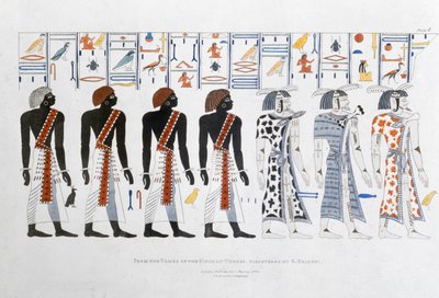 Hieroglyphics from the Tombs of the Kings at Thebes, discovered by G Belzoni by Charles Joseph Hullmandel