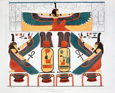 Mural from the Tombs of the Kings at Thebes by Charles Joseph Hullmandel